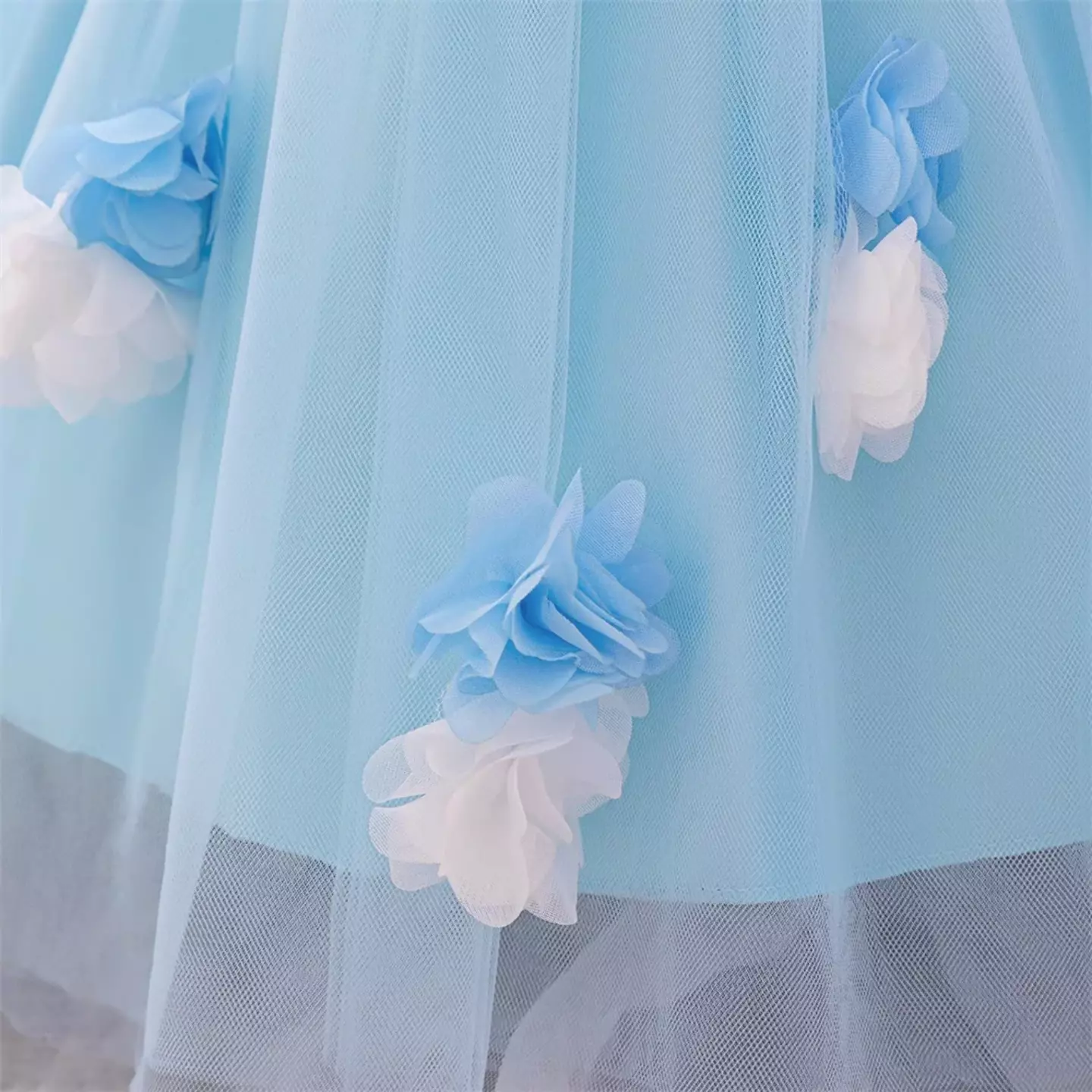 Amber II Light Blue Sheer Skirt Baby & Toddler Dress