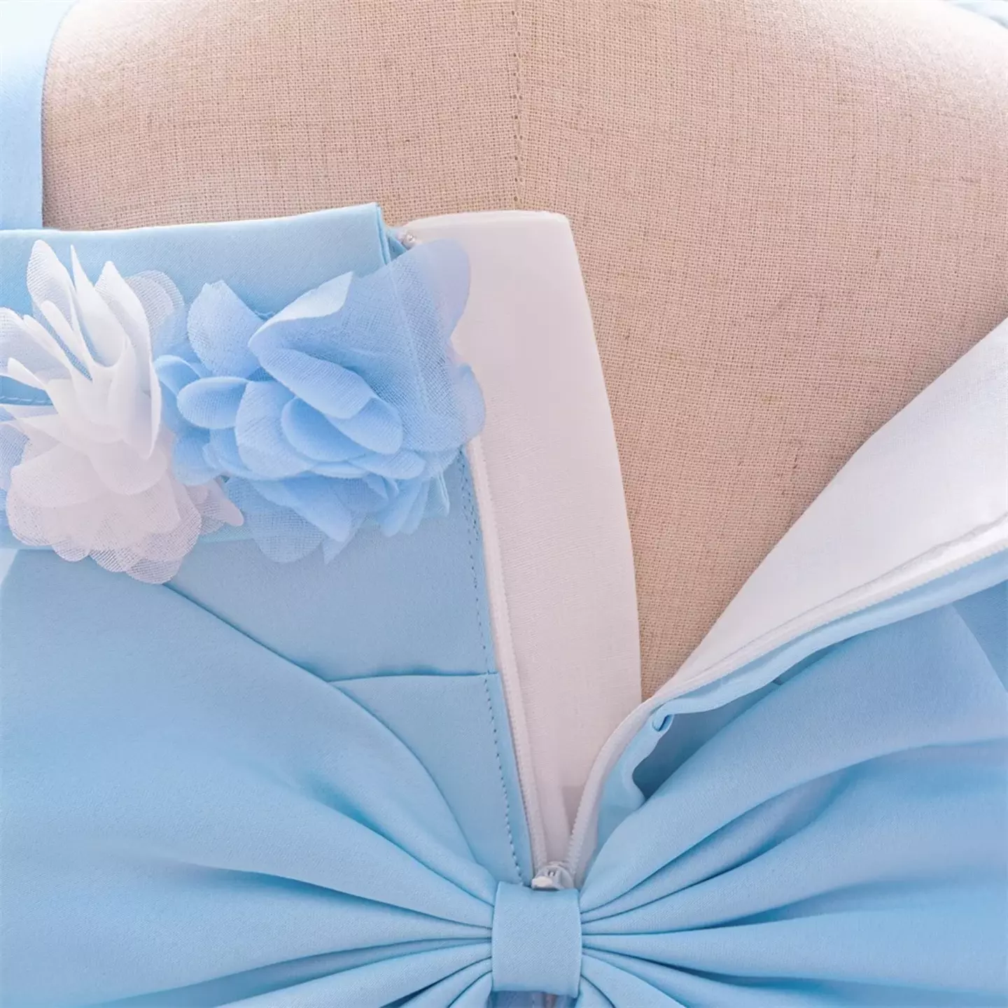 Amber II Light Blue Sheer Skirt Baby & Toddler Dress