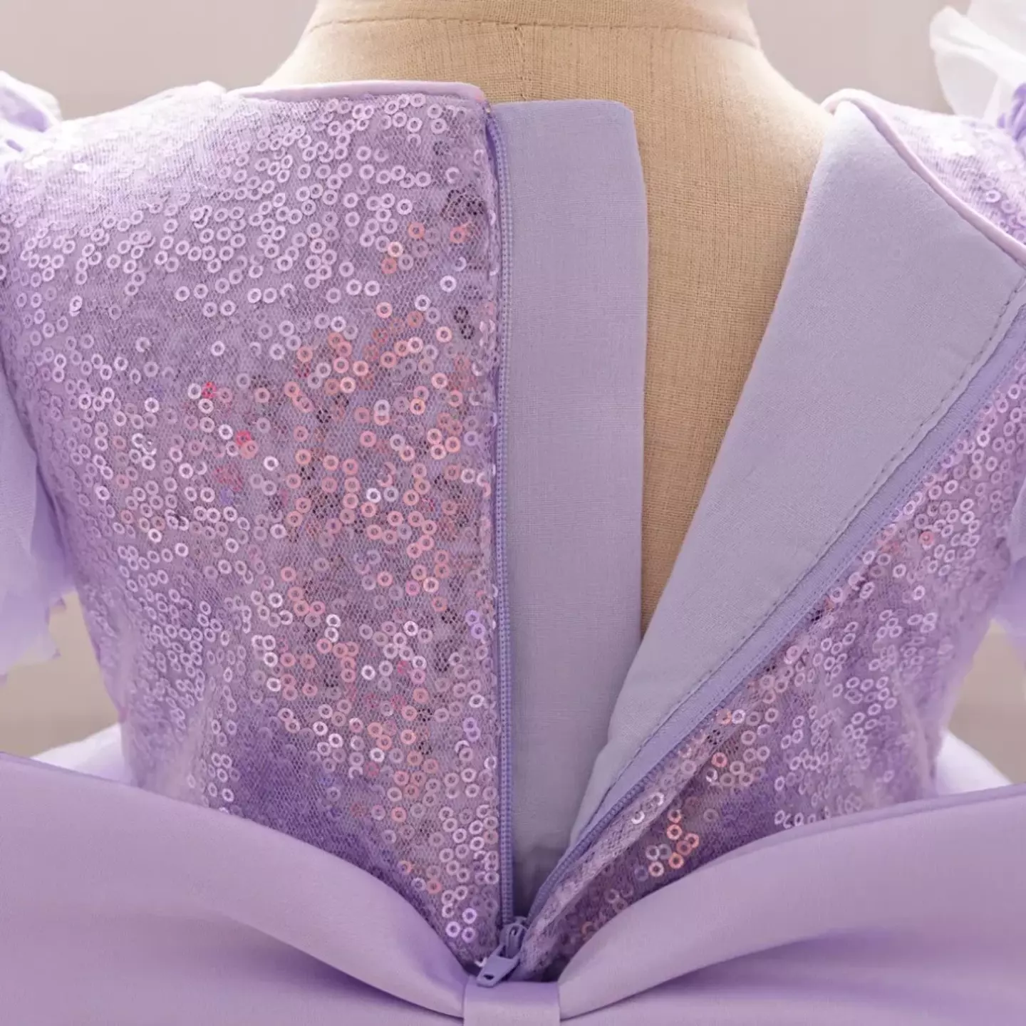 Renata Lavender Sequin Butterfly Tulle Baby Party Dress