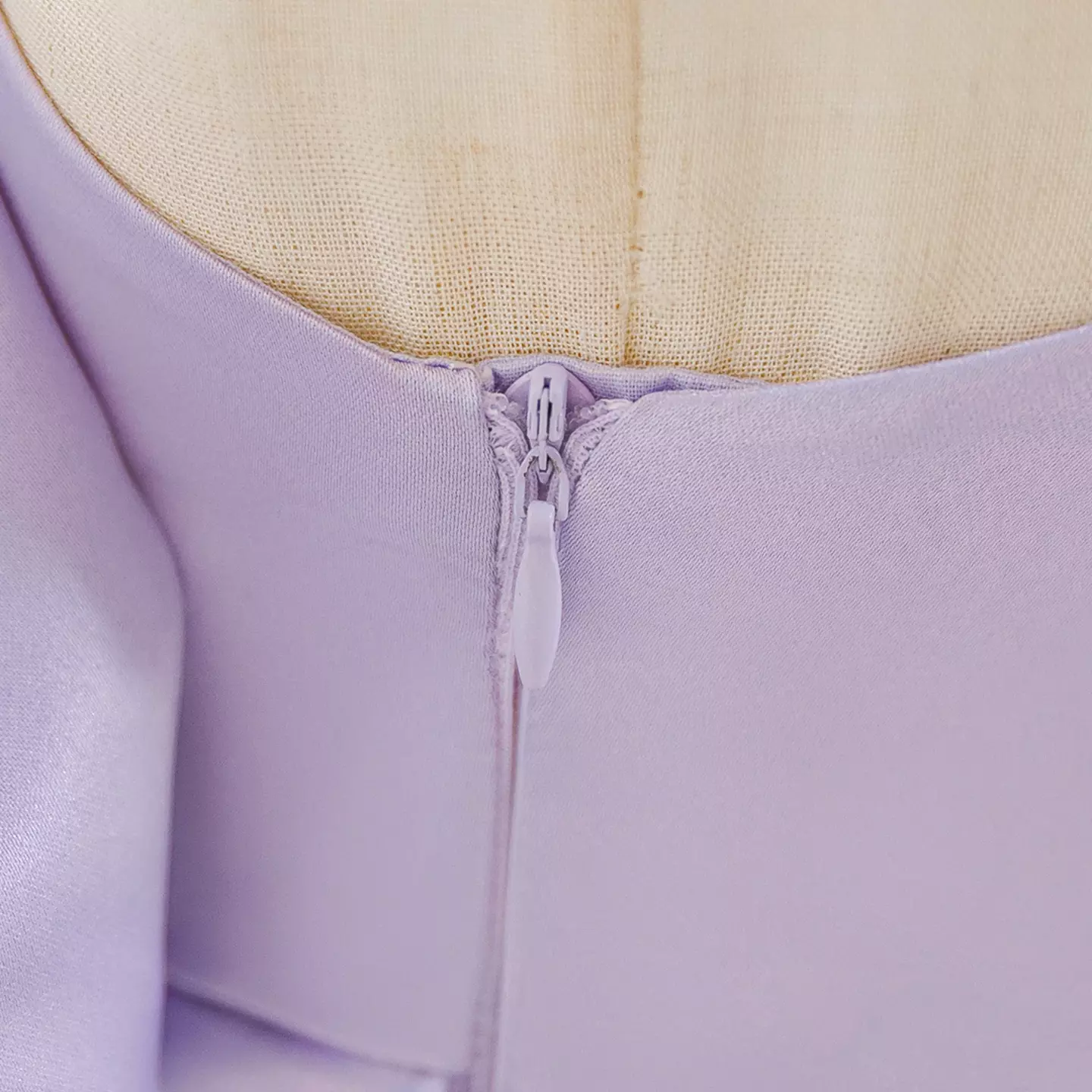 Suh Lavender Satin Big Bow Tea Length Baby & Toddler Party Dress
