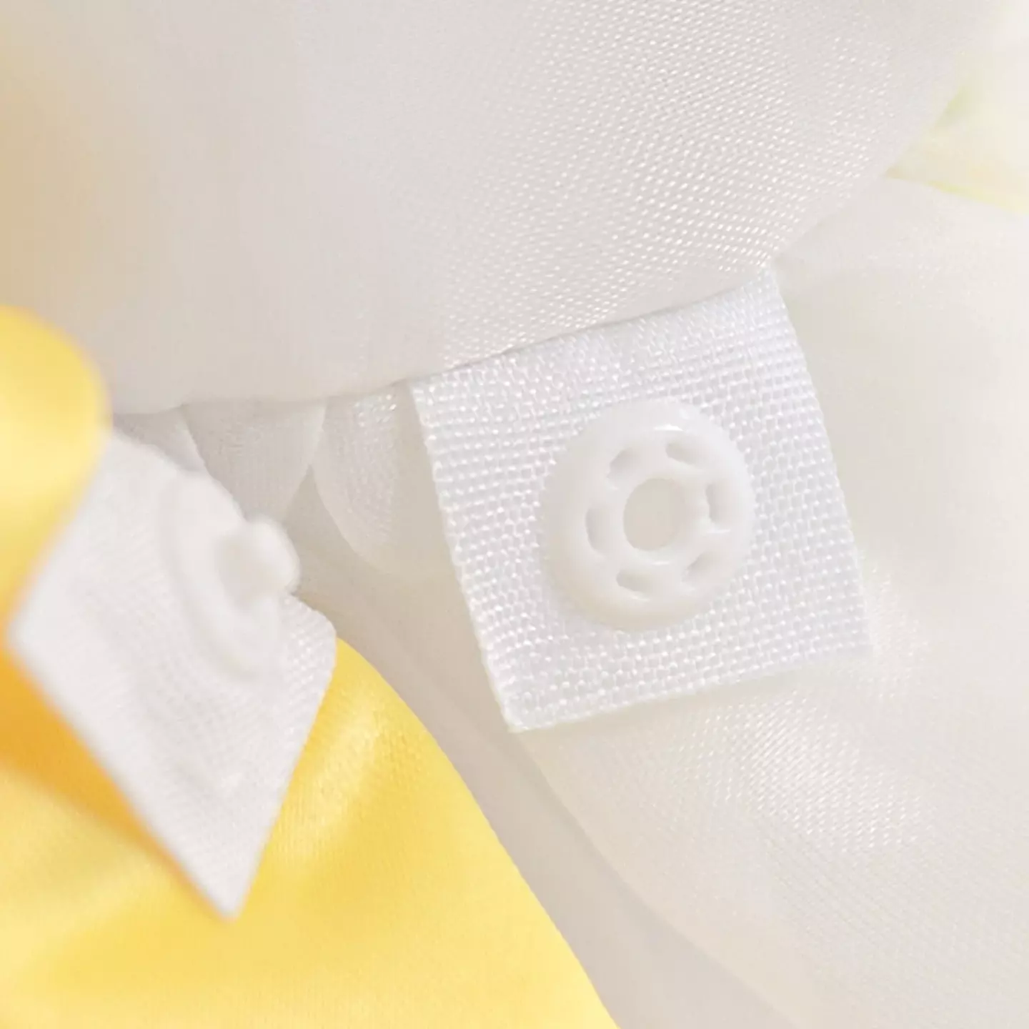 Osaka Yellow Floral Print Puff Sleeve Bow Back Tea Length Baby & Toddler Party Dress