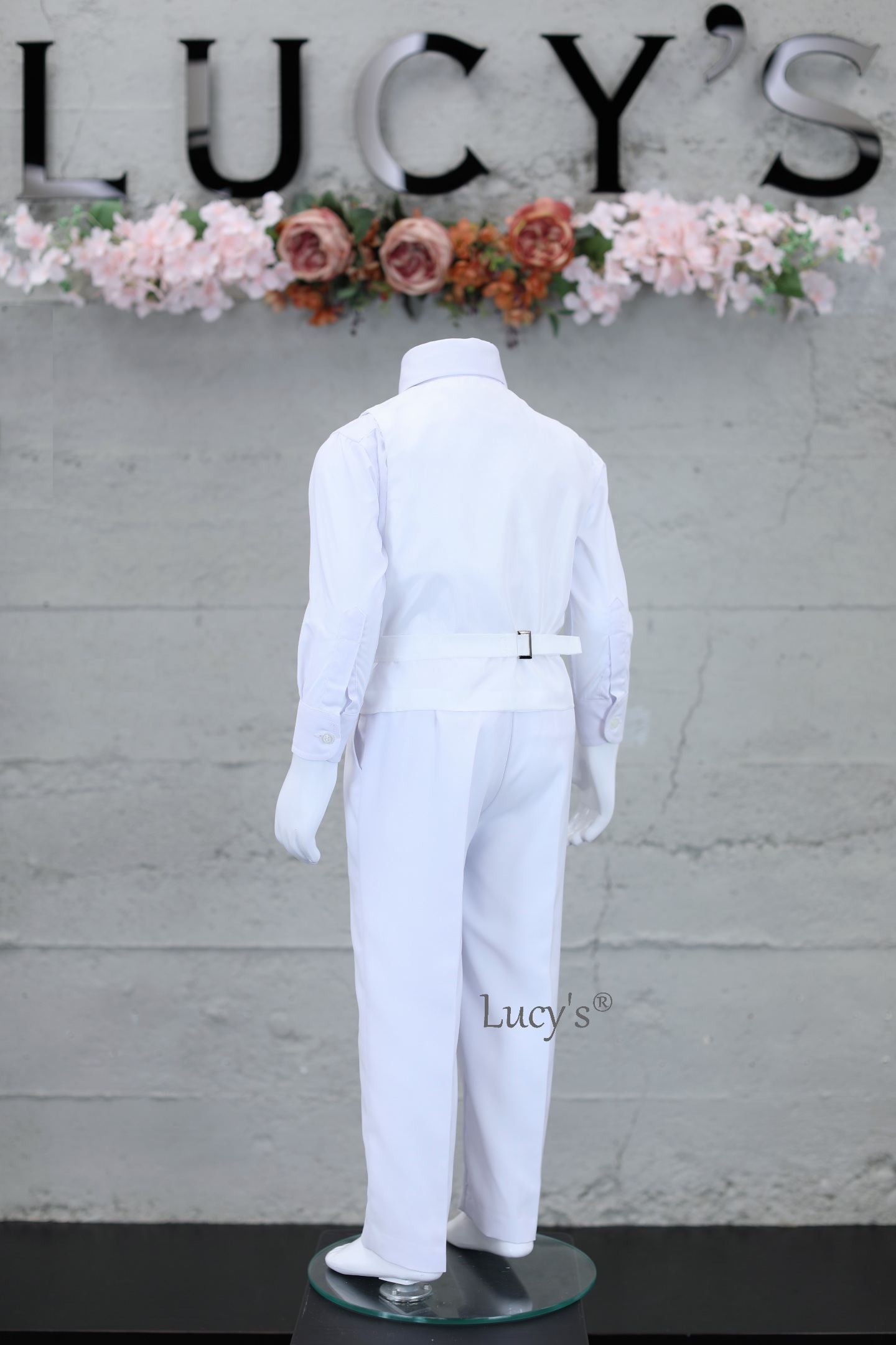 Boys Ivory Classic Tailored Waistcoat - Ben