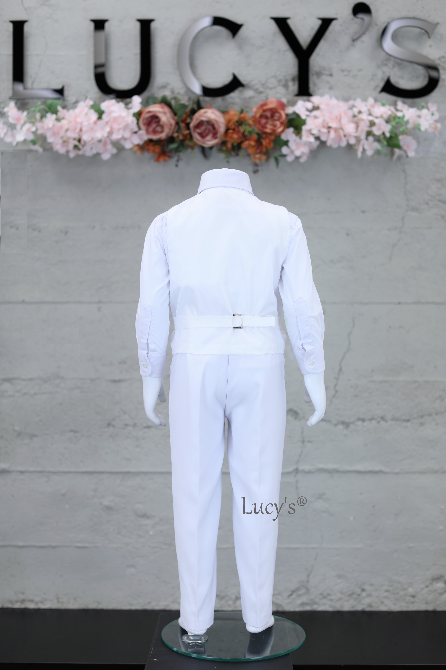 Boys Ivory Classic Tailored Waistcoat - Ben